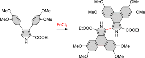 TOC image for Synthesis of Bis(phenanthropyrroles) via a Tandem Scholl Oxidation