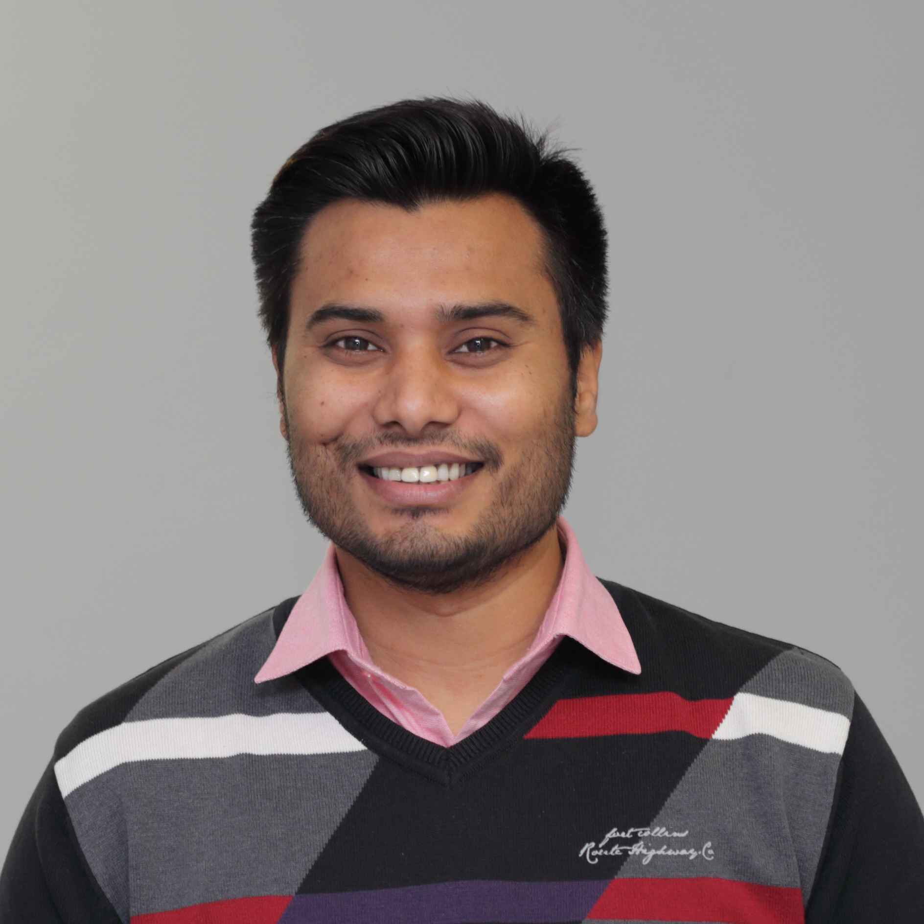 Portrait of Sunit Kumar.