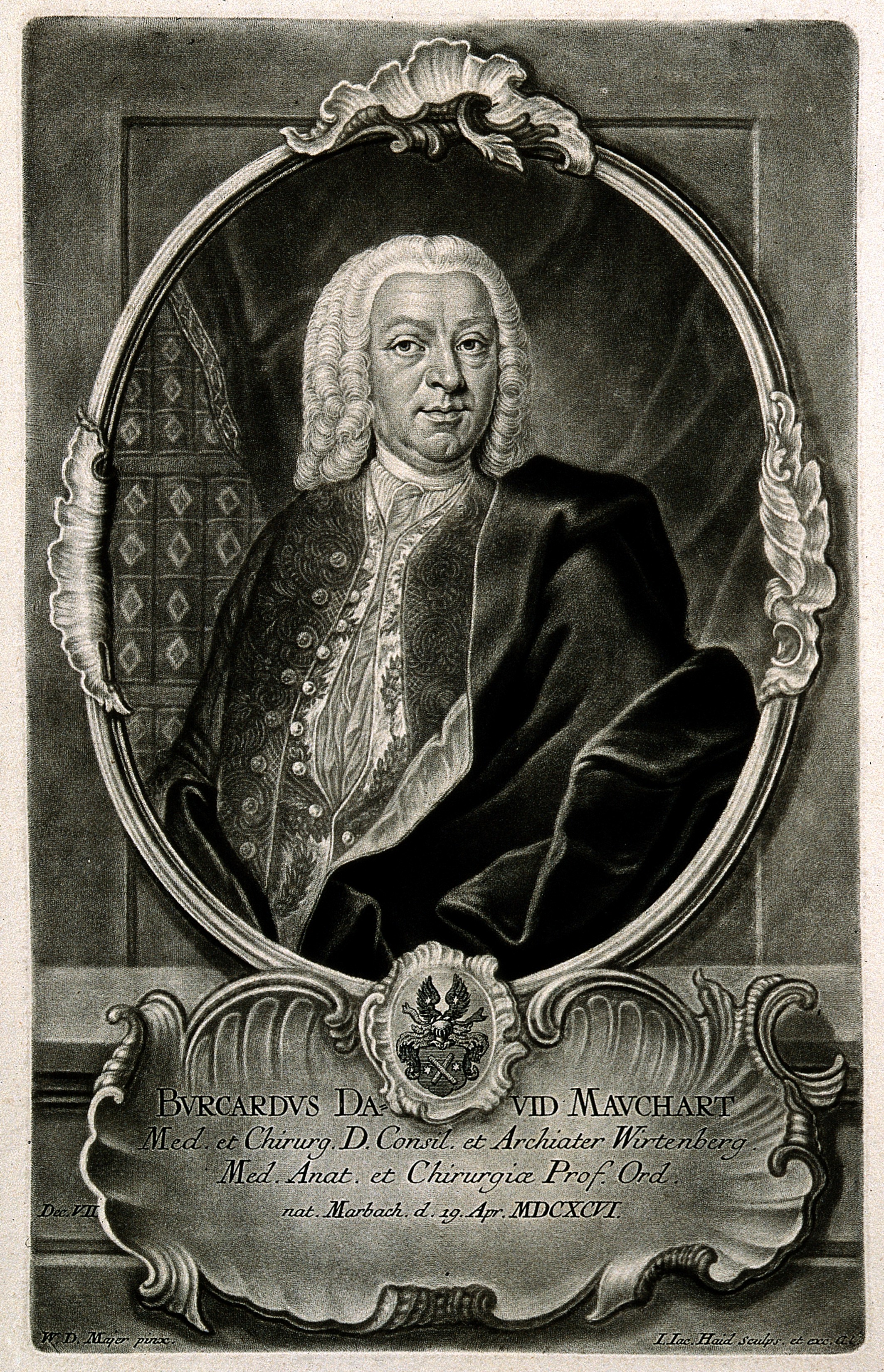 Portrait of burchard mauchart.
