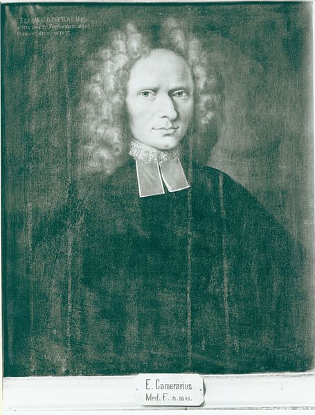 Portrait of elias rudolph camerarius.