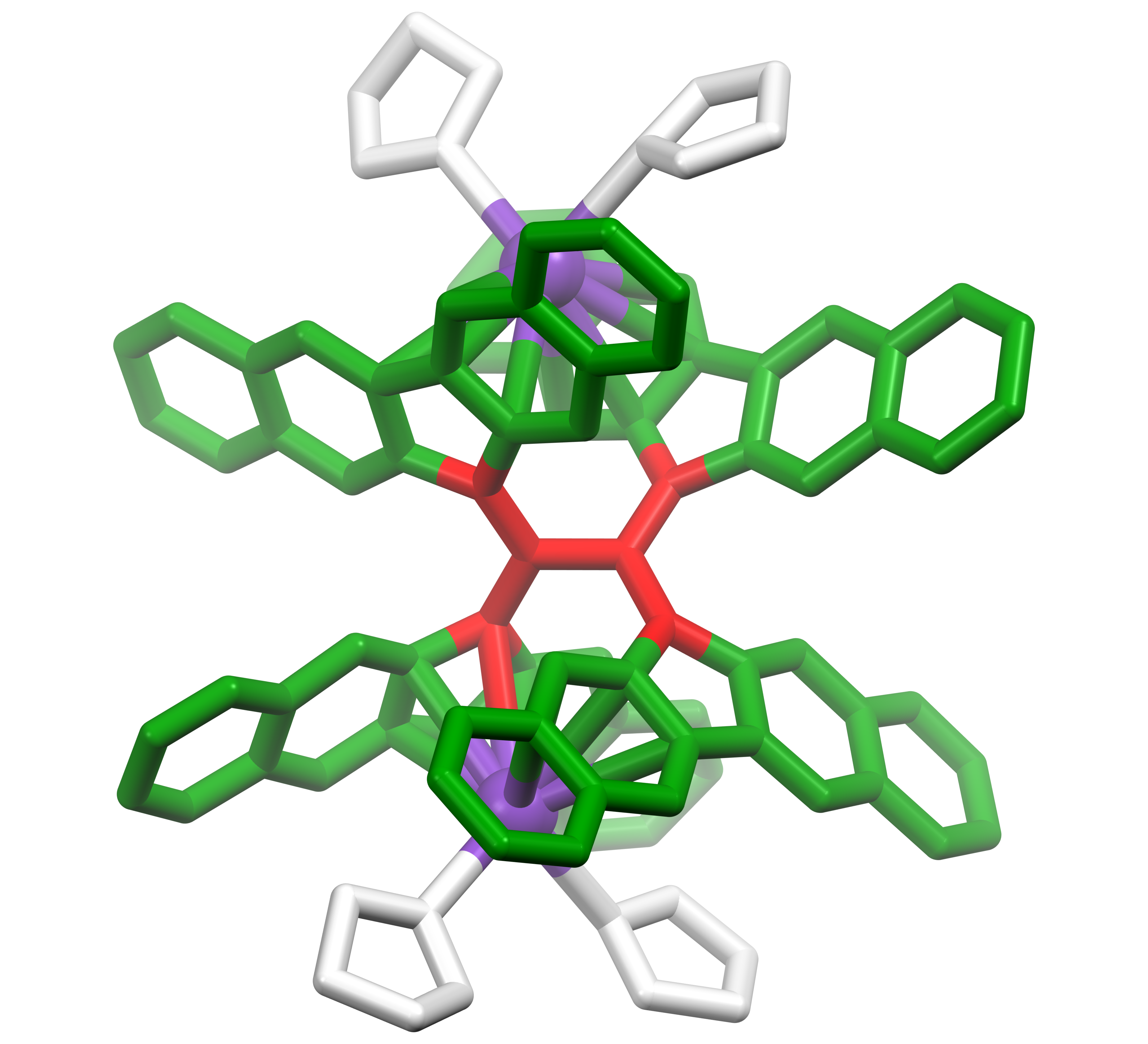 TOC graphic showing the potassium salt of a ring-opened π-extended bisallyl dianion.